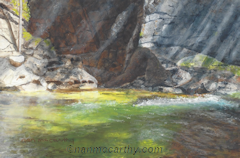 Below the Waterfall